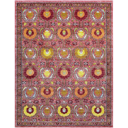 Keleigh Global Pink/Rust Area Rug