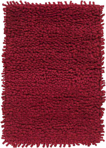 Geron Modern Red Area Rug