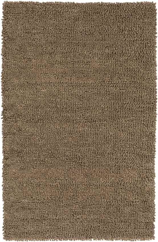 Geron Modern Dark Brown Area Rug