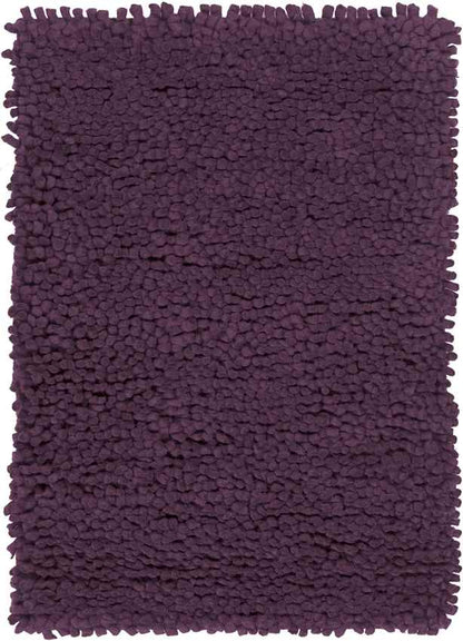 Geron Modern Prune Purple Area Rug