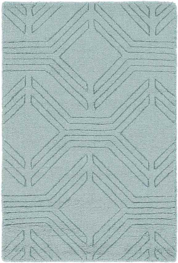 Maureen Modern Blue Area Rug
