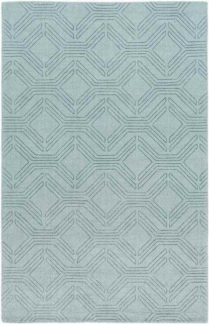 Maureen Modern Blue Area Rug