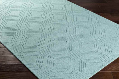Maureen Modern Blue Area Rug
