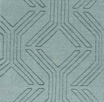 Maureen Modern Blue Area Rug