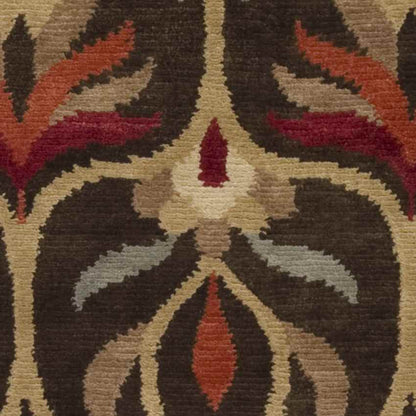Ardencroft Traditional Dark Brown/Tan Area Rug