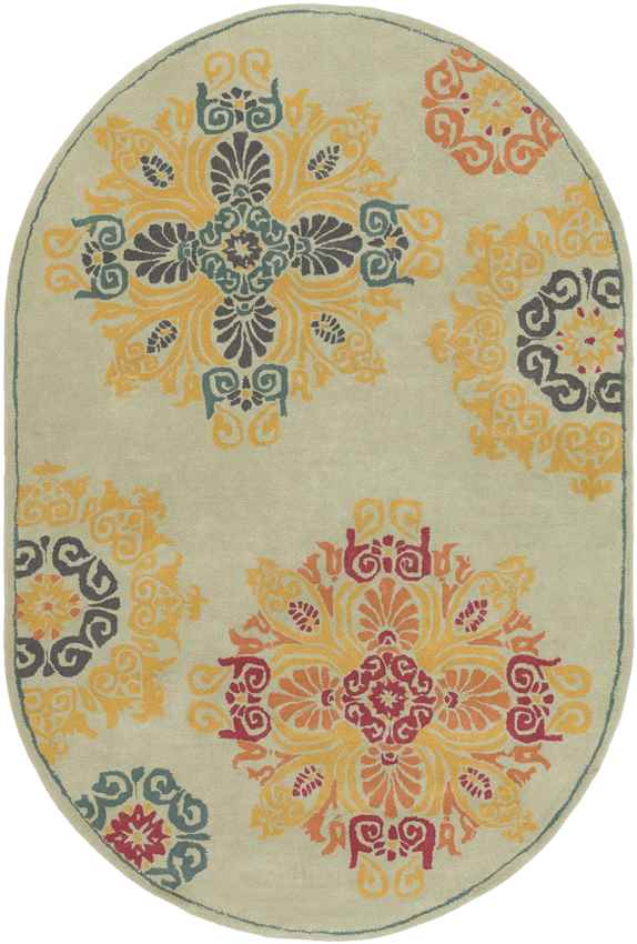 Arley Cottage Teal Area Rug