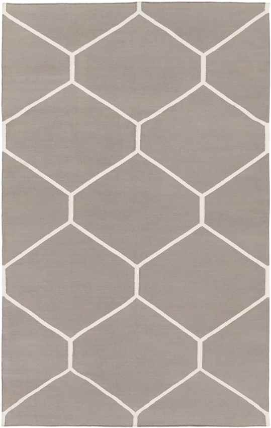 Arvada Modern Taupe/White Area Rug