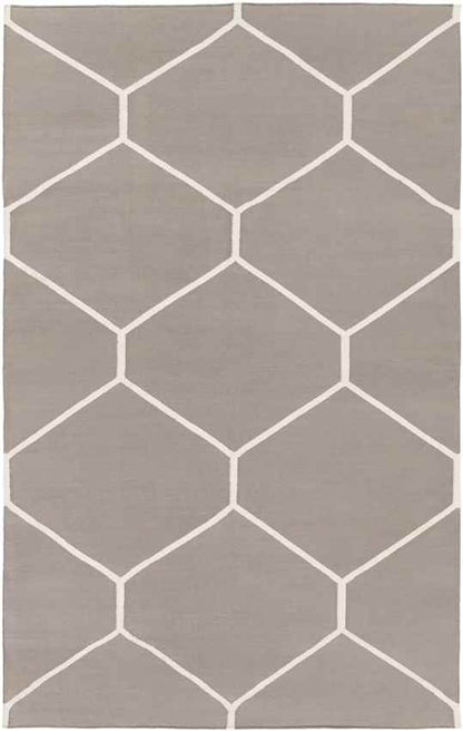 Arvada Modern Taupe/White Area Rug