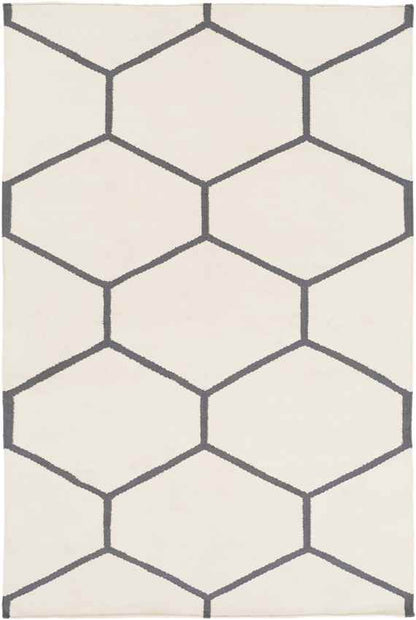 Arvada Modern Gray/Ivory Area Rug