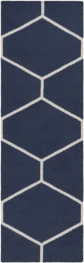 Arvada Modern Navy/White Area Rug