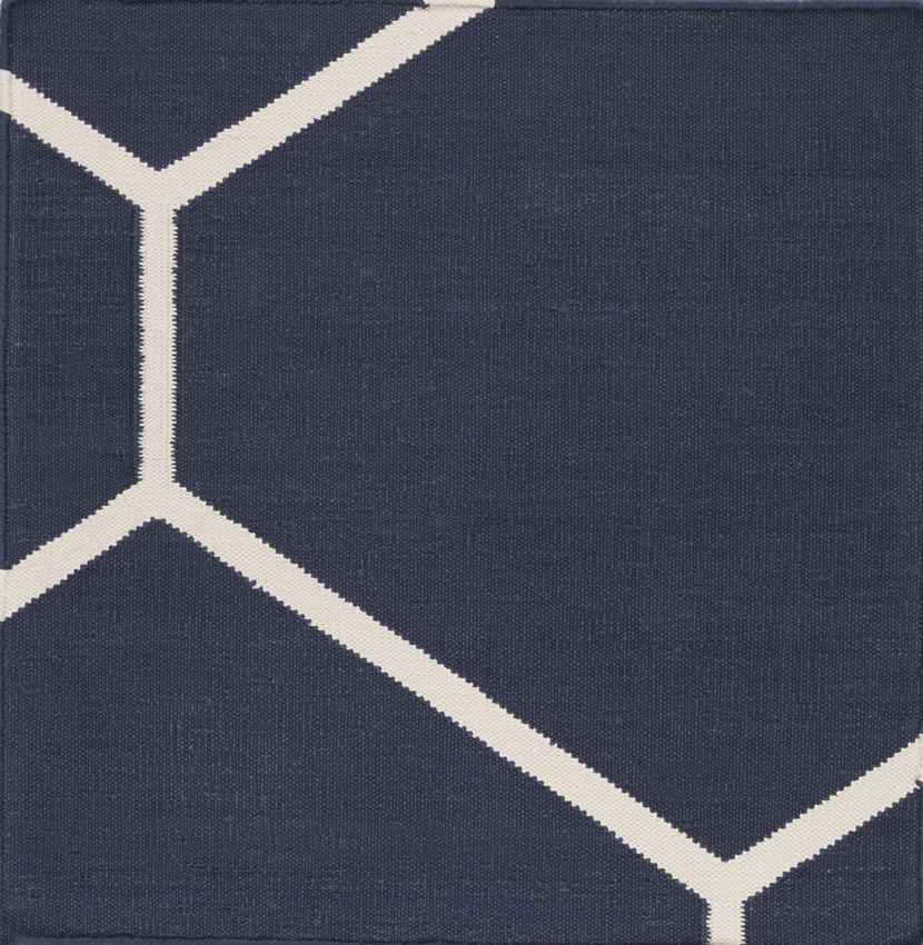 Arvada Modern Navy/White Area Rug