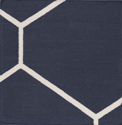 Arvada Modern Navy/White Area Rug