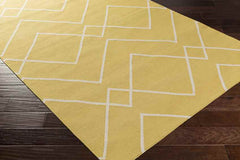 Arvin Modern White/Gold Area Rug