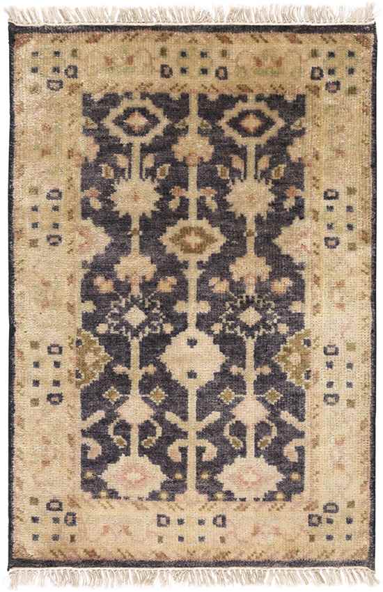 Taranto Traditional Black/Gold Area Rug