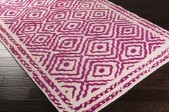Ashland Modern Pink/Beige Area Rug
