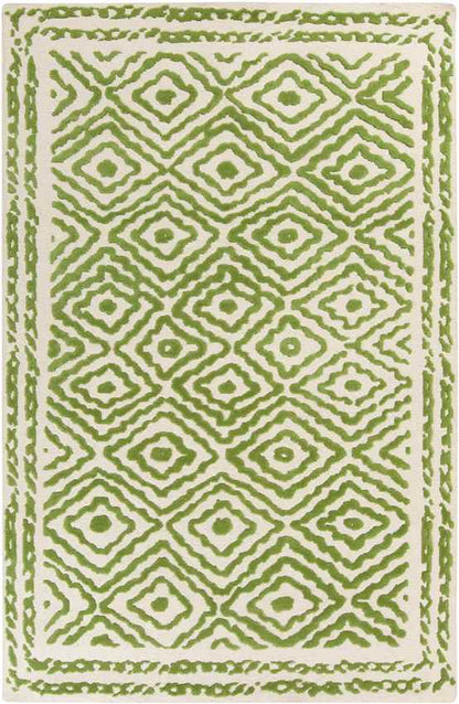Ashland Modern Dark Green Area Rug