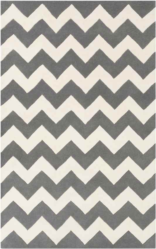 Zwiep Modern Gray/Ivory Area Rug