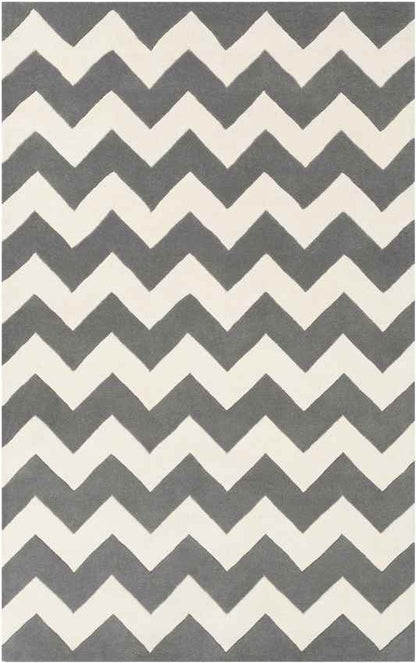Zwiep Modern Gray/Ivory Area Rug