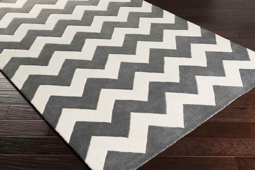 Zwiep Modern Gray/Ivory Area Rug
