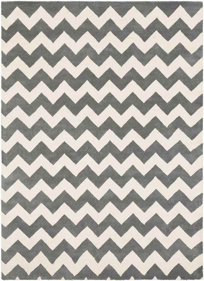 Zwiep Modern Gray/Ivory Area Rug