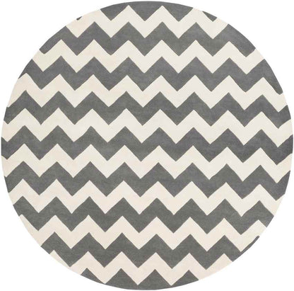 Zwiep Modern Gray/Ivory Area Rug