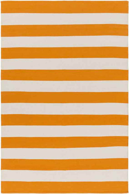 Atlanta Modern Orange/Ivory Area Rug