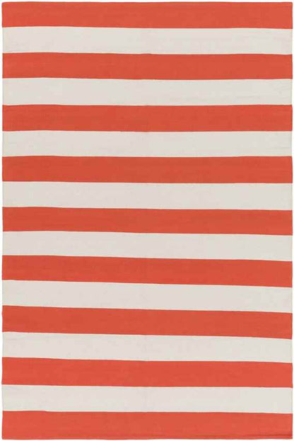 Atlanta Modern Bright Orange Area Rug