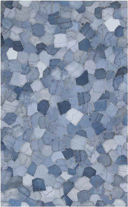Attapulgus Modern Denim Area Rug