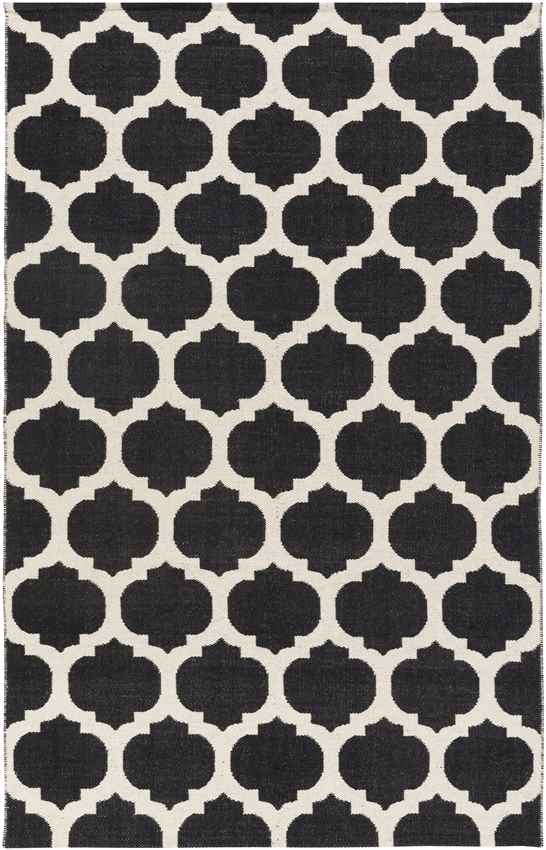 Auburndale Modern Black/Light Gray Area Rug