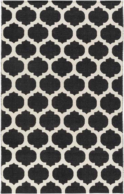 Auburndale Modern Black/Light Gray Area Rug