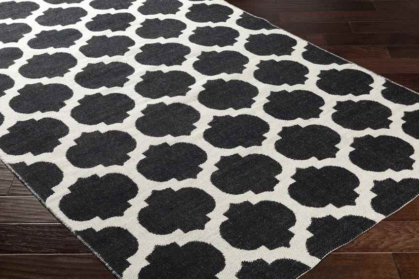Auburndale Modern Black/Light Gray Area Rug