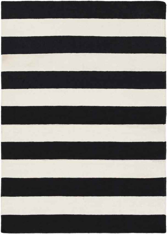 Ault Modern Black/White Area Rug