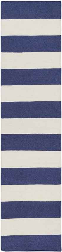 Autaugaville Modern Navy/White Area Rug
