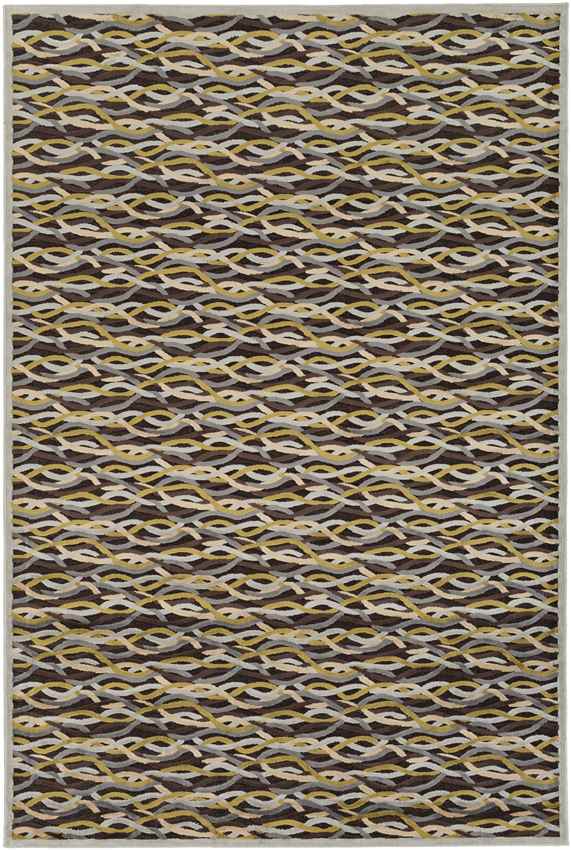 Avenal Modern Brown/Pale Blue Area Rug