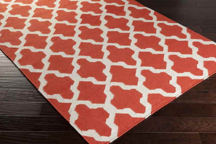Woold Modern Orange Area Rug