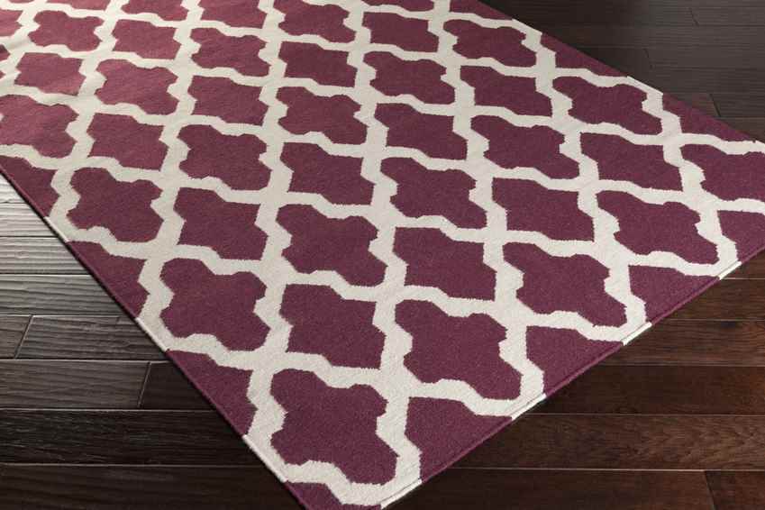 Woold Modern Purple Area Rug