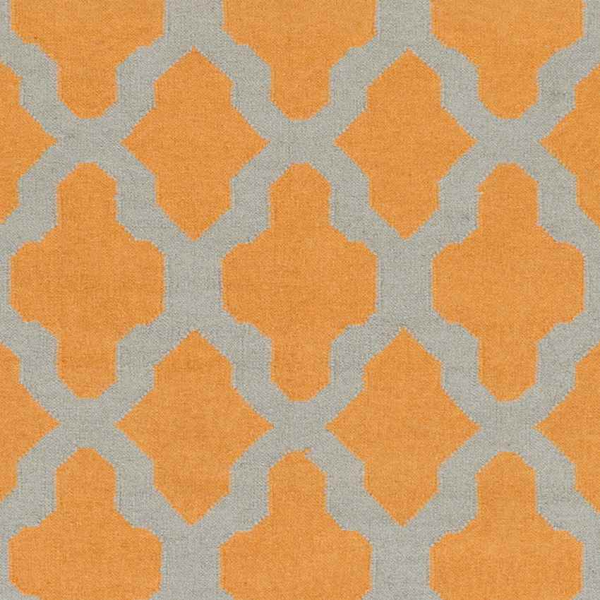 Woold Modern Orange/Grey Area Rug