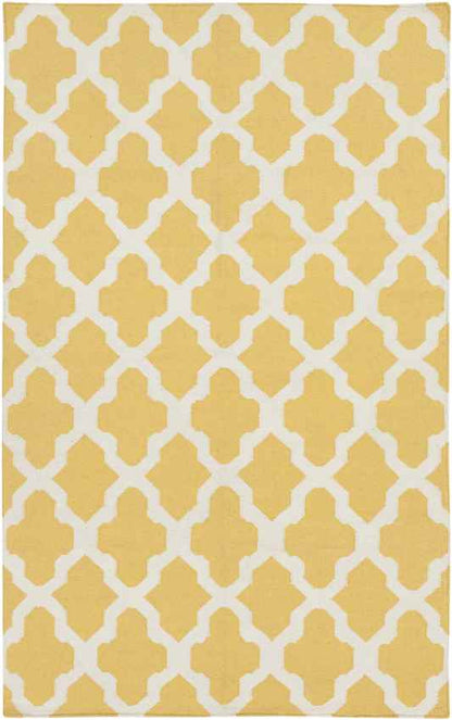 Woold Modern Yellow Area Rug