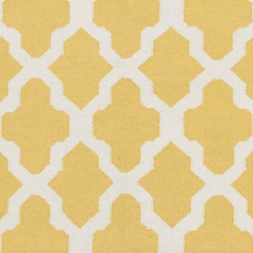 Woold Modern Yellow Area Rug