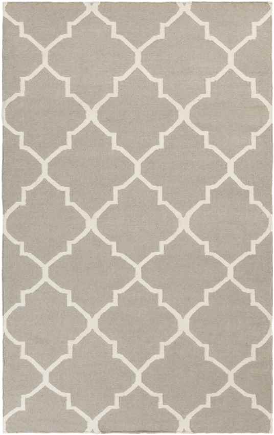 Woord Modern Grey/Off White Area Rug