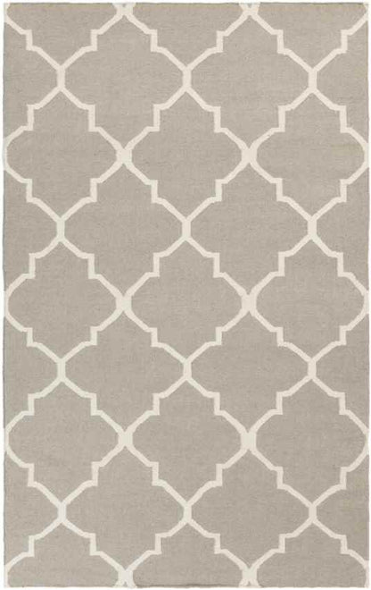 Woord Modern Grey/Off White Area Rug