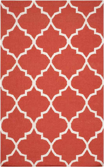Woord Modern Orange Area Rug
