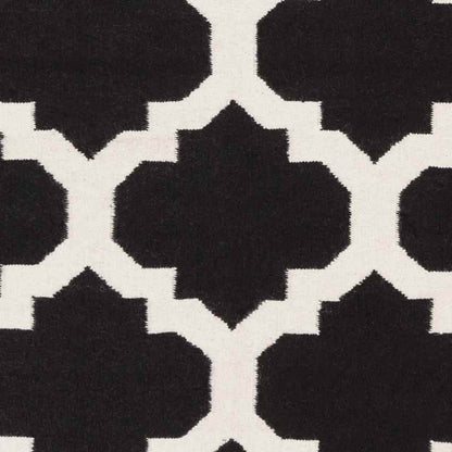 Avera Modern Black/Ivory Area Rug