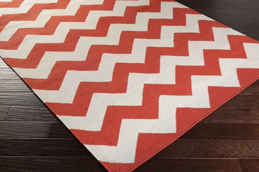 Wordragen Modern Orange Area Rug