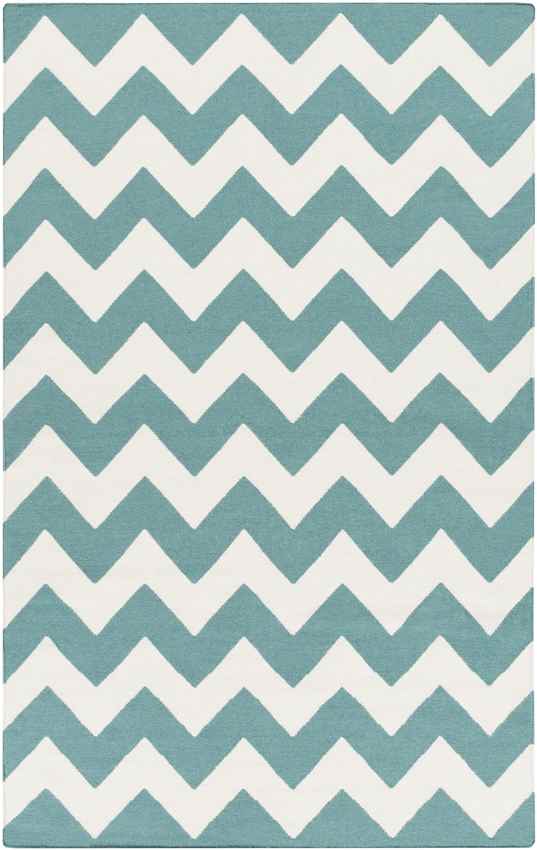 Wordragen Modern Teal Area Rug