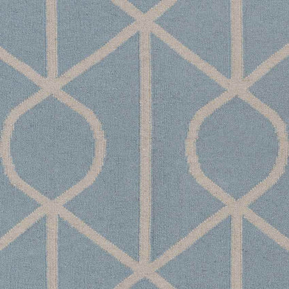 Avoca Modern Light Blue/Ivory Area Rug