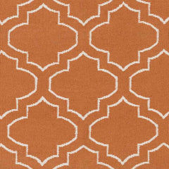 Avon Modern Bright Orange Area Rug