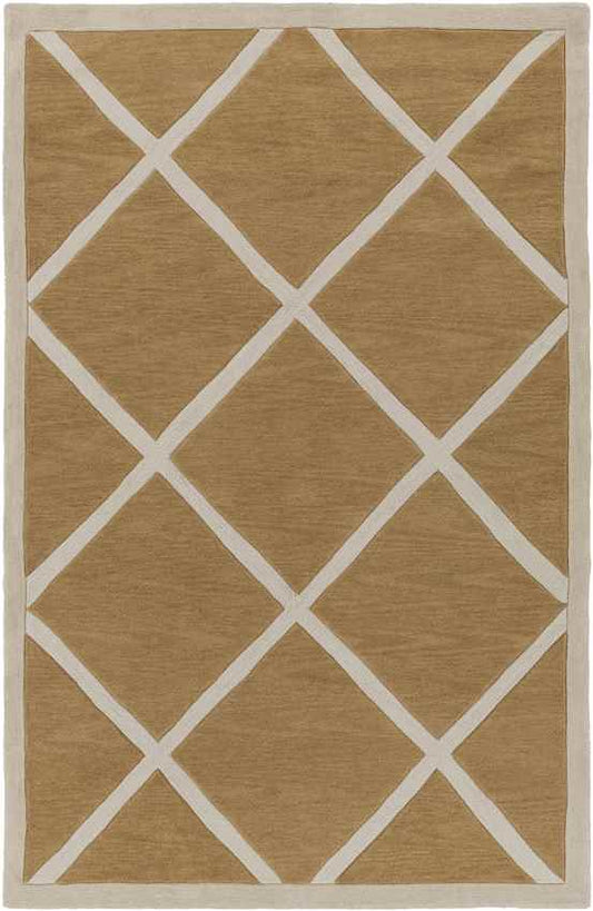 Baldwin Modern Orange/Ivory Area Rug