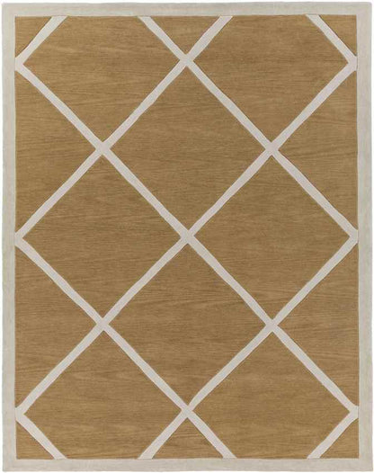 Baldwin Modern Orange/Ivory Area Rug