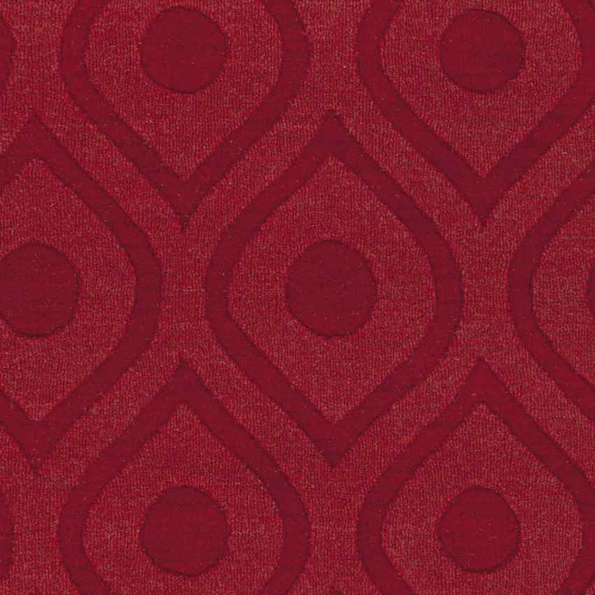 Bantam Modern Red Area Rug
